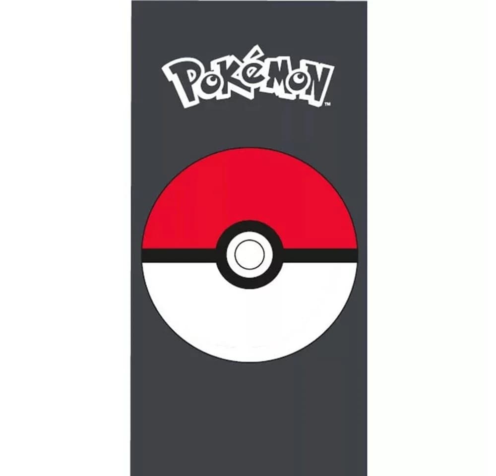 POKÉMON Badetuch Pokéball Design 100% Baumwolle
