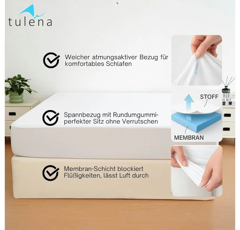 TULENA Matratzenschoner Wasserdicht Jersey - Bild 5