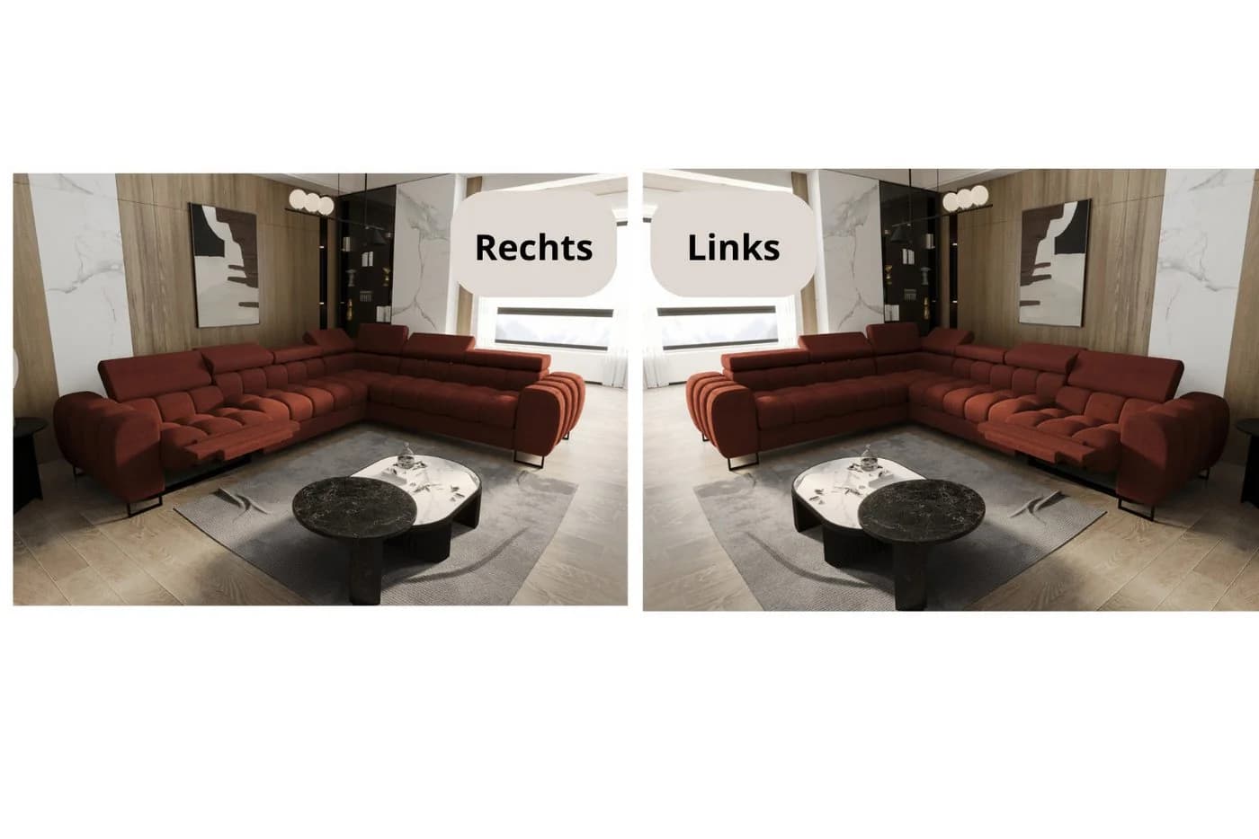 Friderik-EU Ecksofa Aspen Max Relax Grau mit Schlaffunktion und Bettkasten - Bild 3