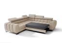 Friderik-EU Ecksofa Aspen Max Relax Grau mit Schlaffunktion und Bettkasten Bild 5