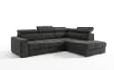 Friderik-EU Ecksofa Margo I L-Form grau mit Schlaffunktion und Bettkasten Bild 1