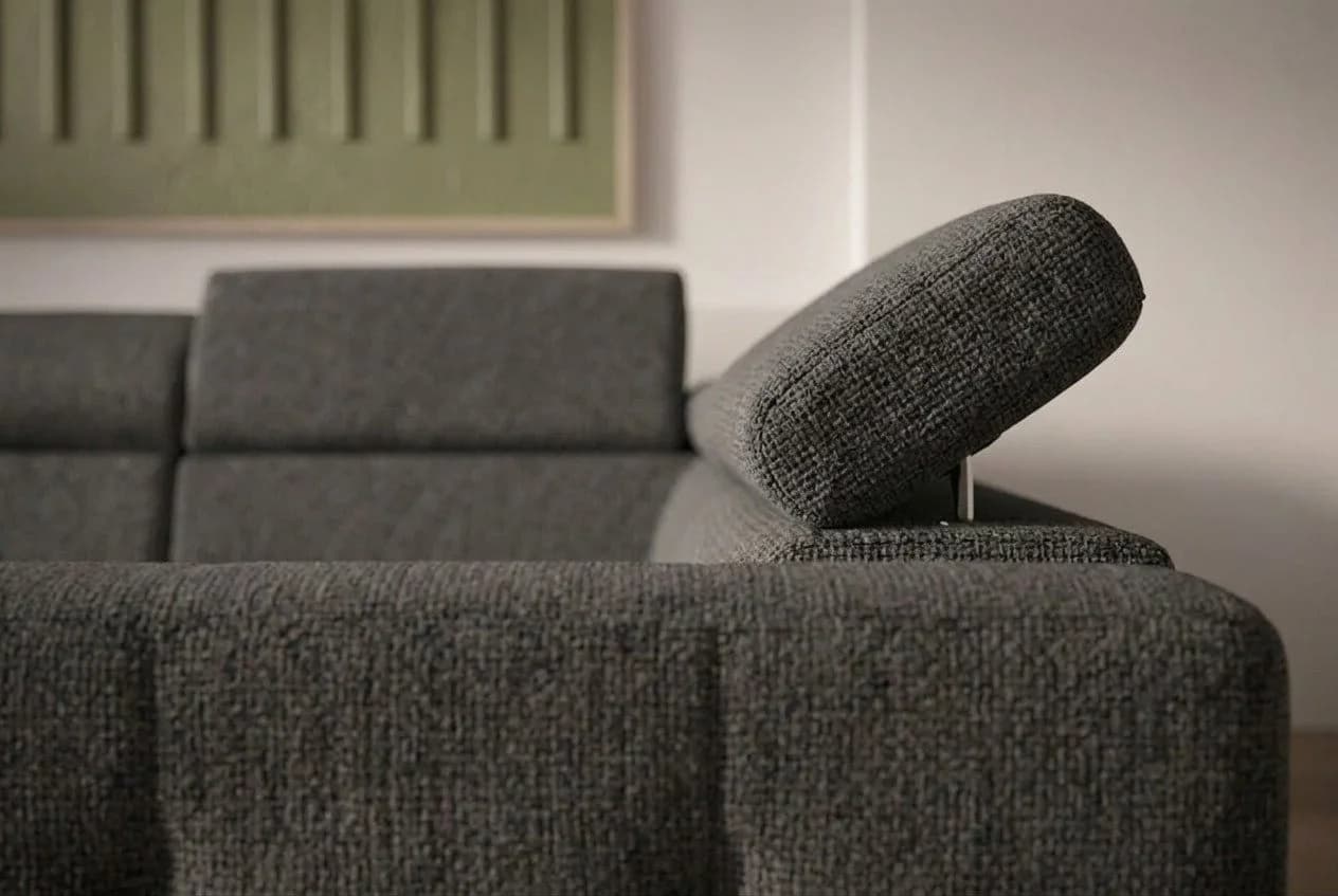 Friderik-EU Ecksofa Toscania mit Schlaffunktion und verstellbaren Kopfstützen - Bild 4