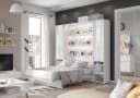 Friderik-EU Wandklappbett Vertical mit pneumatischer Hebehilfe und Soft-Close Bild 1