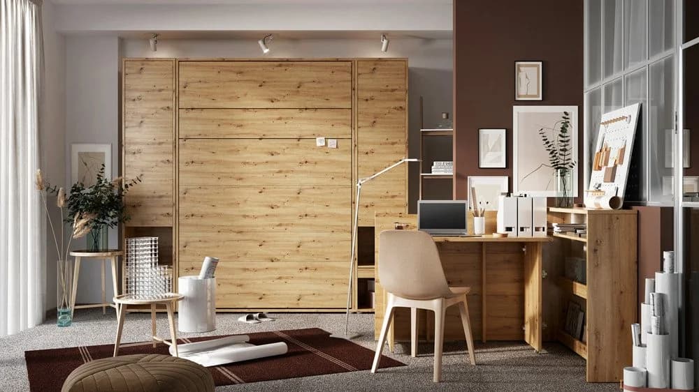 Friderik-EU Wandklappbett Vertical mit pneumatischer Hebehilfe und Soft-Close - Bild 5