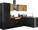 BASIC by Balculina Winkelküche Turin Schwarz Matt Bild 2