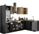 BASIC by Balculina Winkelküche Turin Schwarz Matt Bild 4