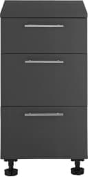 Mehrzweckschrank-Set LAUNDREEZY Unterschrank 50x92x68 cm Anthrazit Matt Holzwerkstoff Bild 3