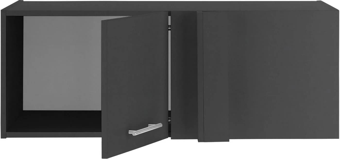 Mehrzweckschrank-Set LAUNDREEZY Eck-Aufsatzschrank Anthrazit Matt - Bild 3