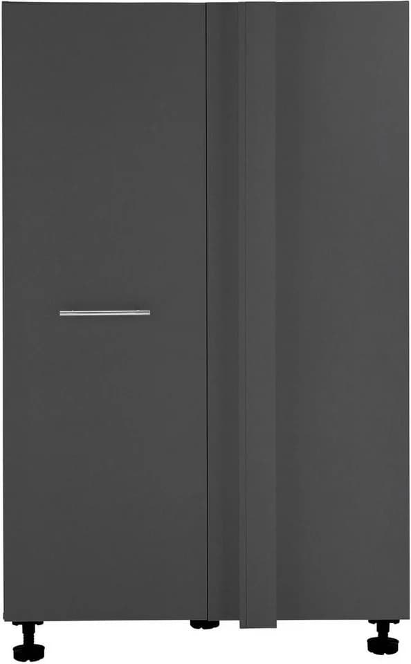 Mehrzweckschrank-Set LAUNDREEZY Eckschrank Anthrazit Matt Holzwerkstoff - Bild 3