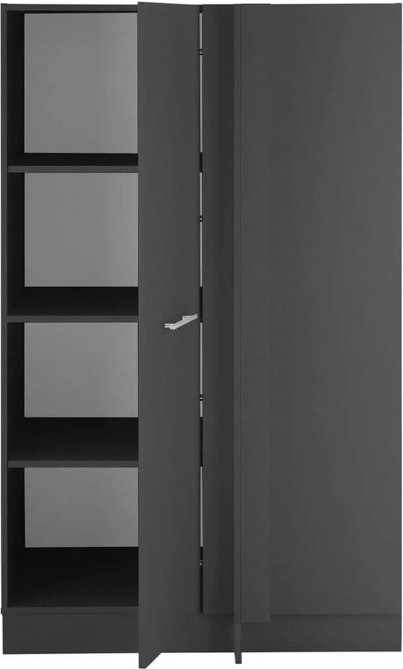 Mehrzweckschrank-Set LAUNDREEZY Eckschrank Anthrazit Matt Holzwerkstoff - Bild 4