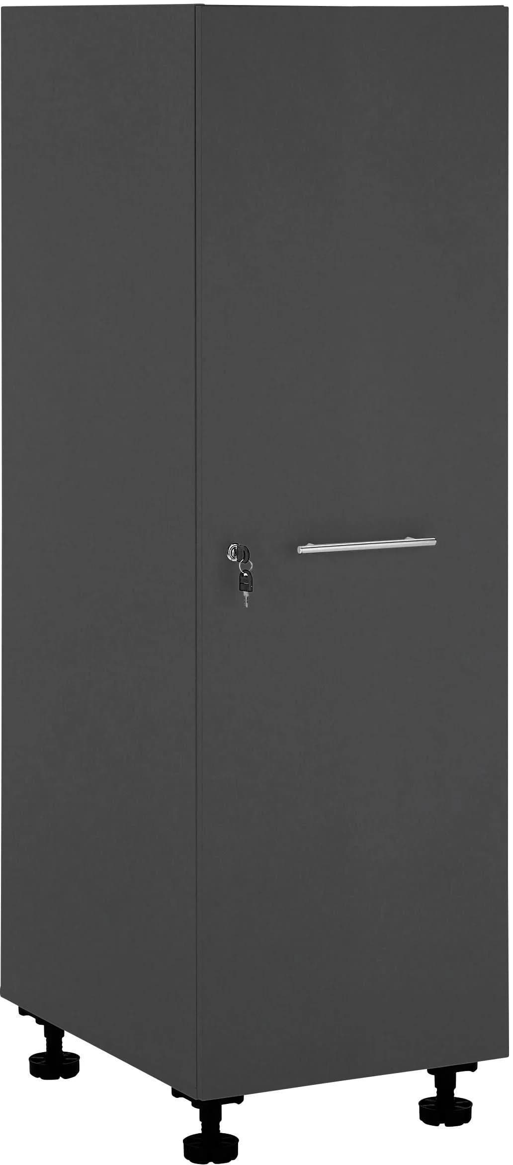 Mehrzweckschrank-Set LAUNDREEZY Haushaltsschrank 50x162x68 cm Anthrazit Matt