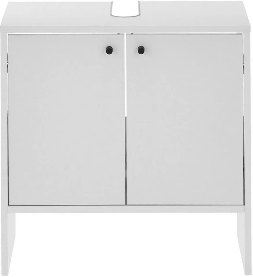 BASIC by Balculina Waschbeckenunterschrank Kairo Weiß Modern