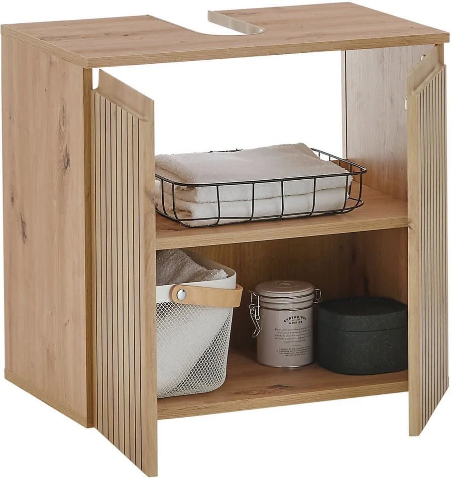 BASIC by Balculina Austin Waschbeckenunterschrank Eiche Artisan Modern - Bild 4