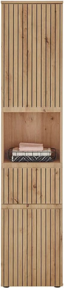 BASIC BY BALCULINA Hochschrank Austin Beige Eiche Soft-Close