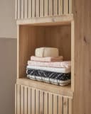 BASIC BY BALCULINA Hochschrank Austin Beige Eiche Soft-Close Bild 5