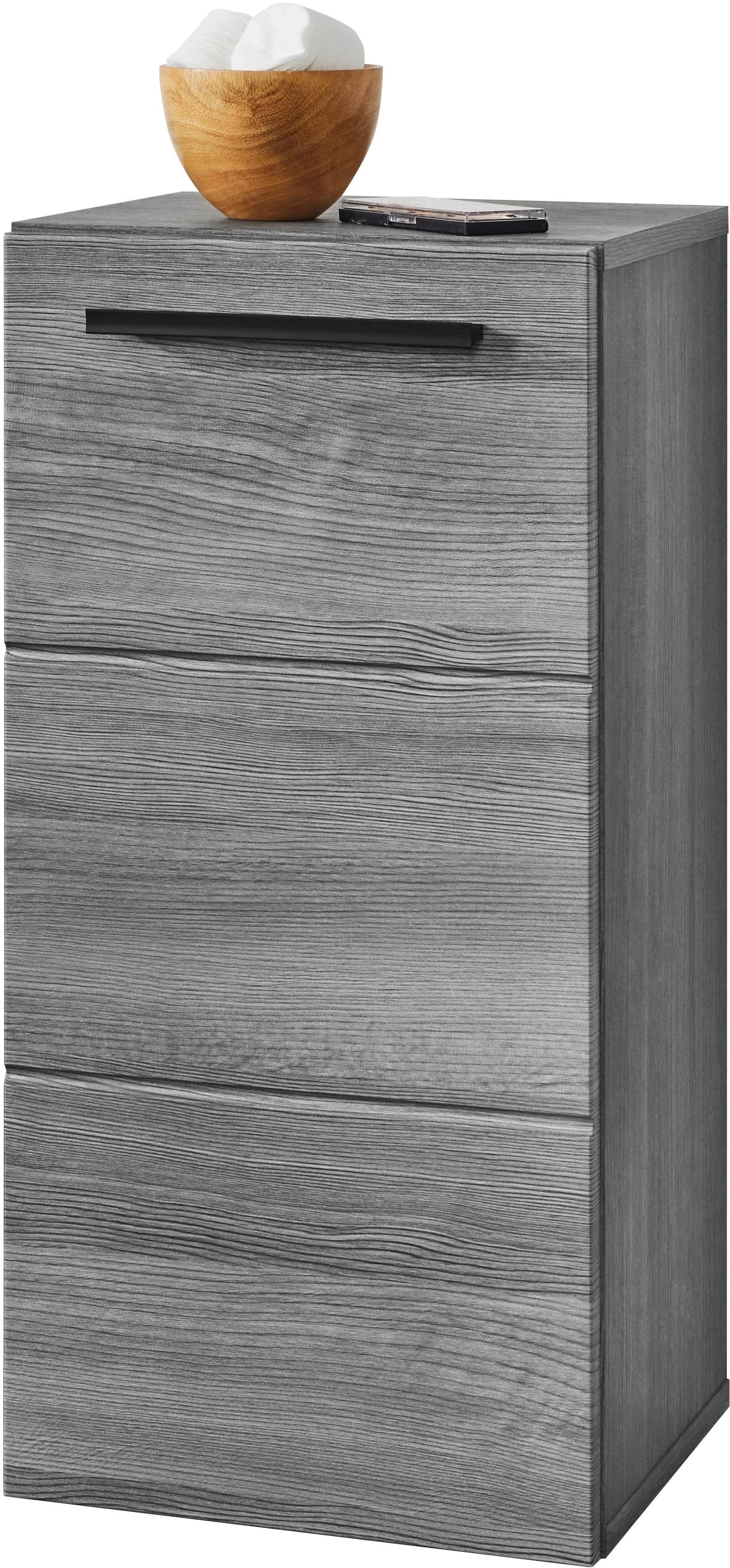 Midischrank BASIC BY BALCULINA Silver Badezimmerschrank 34x72x30 cm