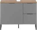 BASIC by Balculina Denver Waschbeckenunterschrank Grau Matt Softclose Bild 3