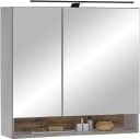 BASIC by Balculina Spiegelschrank Denver Grau Modern Bild 2
