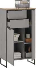 BASIC by Balculina Midischrank Denver Grau Matt Softclose Bild 4