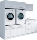 Mehrzweckschrank-Set LAUNDREEZY 8-tlg. Mehrzweckschrank-Set B/H/T 236/200/68 cm, weiß matt, Holzwerkstoff, Kastenmöbel-Sets, Breite 236 cm, Soft-Close-Funktion für Türen Bild 2