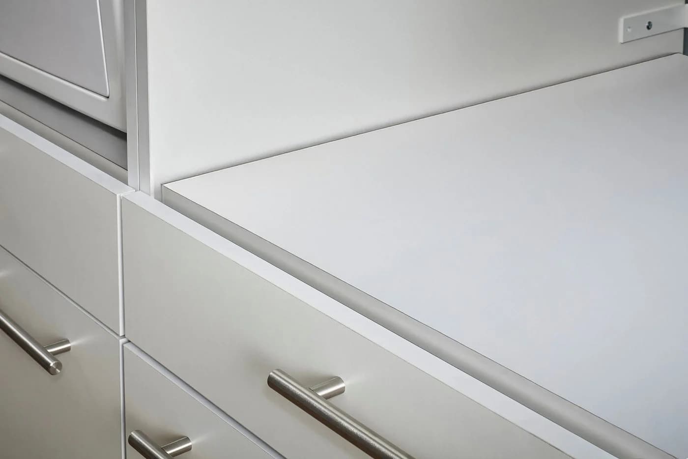 Mehrzweckschrank-Set LAUNDREEZY 8-tlg. Mehrzweckschrank-Set B/H/T 236/200/68 cm, weiß matt, Holzwerkstoff, Kastenmöbel-Sets, Breite 236 cm, Soft-Close-Funktion für Türen - Bild 5