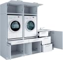 Laundreezy Mehrzweckschrank-Set 6-tlg. Weiß Matt Bild 3