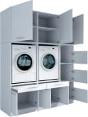 Baur Versand Mehrzweckschrank-Set LAUNDREEZY 6-tlg. Weiß Matt Bild 3