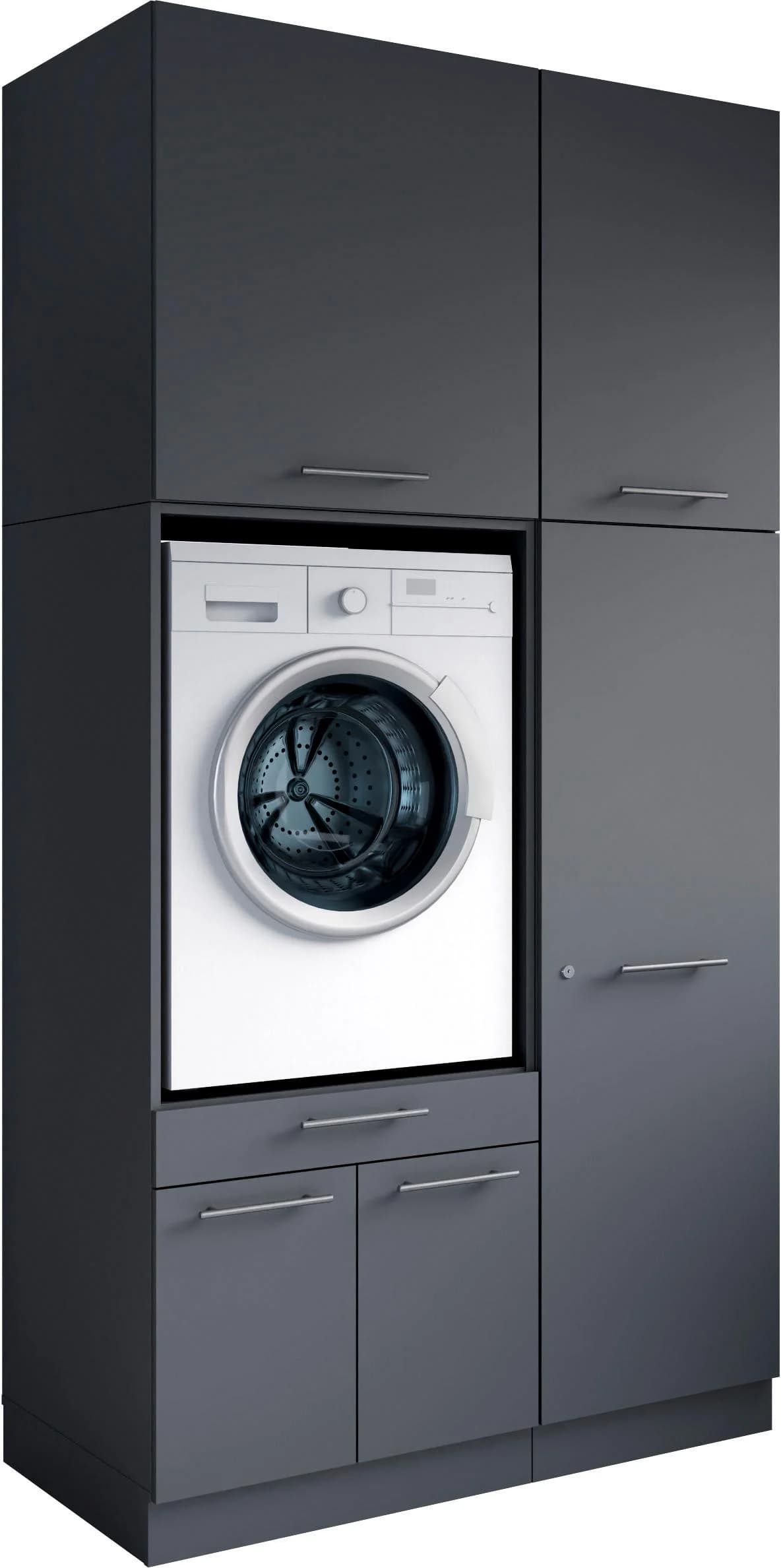 Baur Versand Mehrzweckschrank-Set LAUNDREEZY Anthrazit Matt