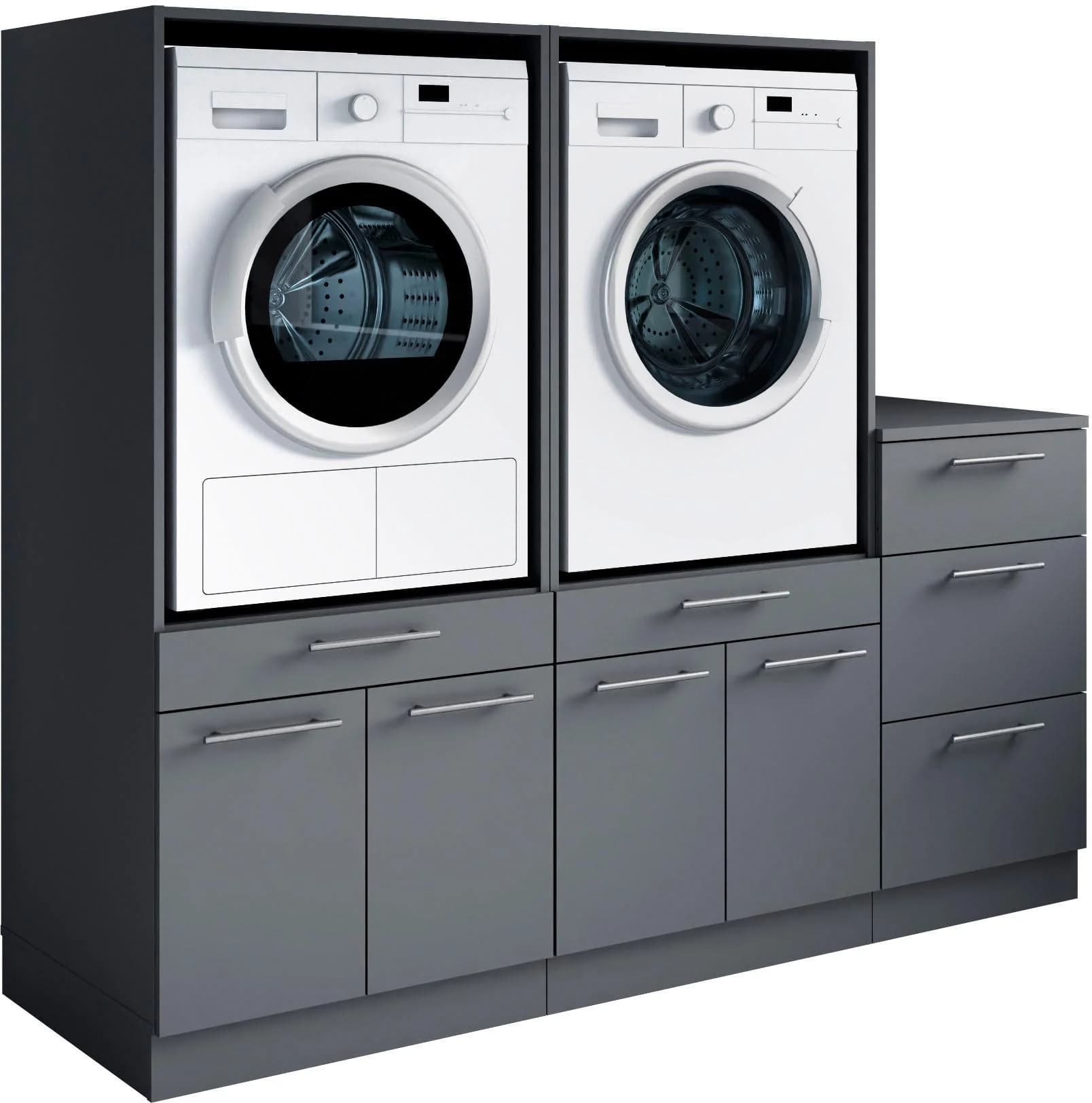 Baur Versand Mehrzweckschrank-Set LAUNDREEZY Anthrazit Matt