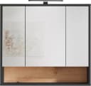 Spiegelschrank BASIC BY BALCULINA Liguria Anthrazit Eichefarben Bild 3