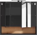 Spiegelschrank BASIC BY BALCULINA Liguria Anthrazit Eichefarben Bild 4