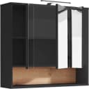 Spiegelschrank BASIC BY BALCULINA Liguria Anthrazit Eichefarben Bild 5