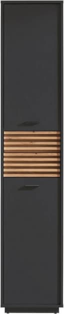 Hochschrank BASIC by Balculina Liguria 38 cm Breite Anthrazit Eichefarben Bild 3