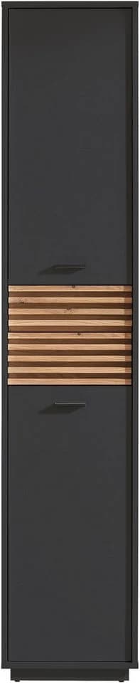 Hochschrank BASIC by Balculina Liguria 38 cm Breite Anthrazit Eichefarben - Bild 3