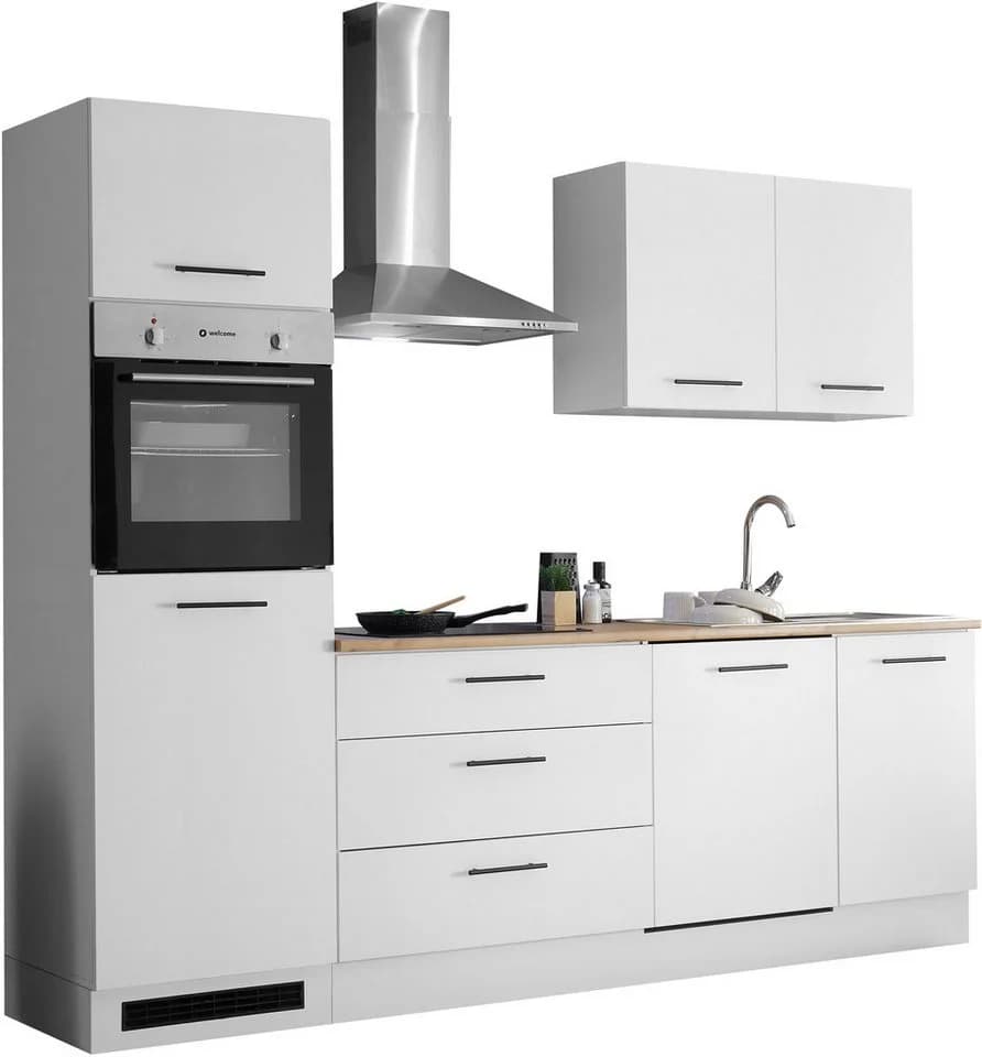BASIC by Balculina Küchenzeile Tirol Weiß Modern - Bild 3