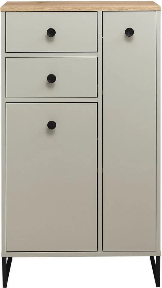 Midischrank BASIC BY BALCULINA Linea Kaschmir Eiche Holzwerkstoff - Bild 3