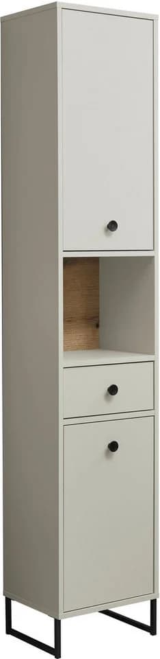 Hochschrank BASIC BY BALCULINA Linea Kaschmir Eiche Holzwerkstoff - Bild 2