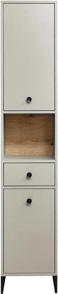 Hochschrank BASIC BY BALCULINA Linea Kaschmir Eiche Holzwerkstoff - Bild 3