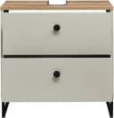 Waschbeckenunterschrank BASIC BY BALCULINA Linea Kaschmir Evoque Eiche U-Profil-Füße Bild 4