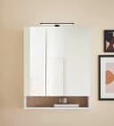 Spiegelschrank BASIC BY BALCULINA "Denver" Weiß Soft-Close Bild 1