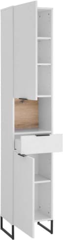 Moderner Hochschrank aus FSC-zertifiziertem Holzwerkstoff Bild 4