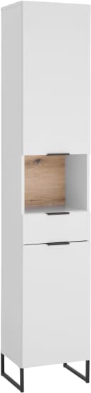 Moderner Hochschrank aus FSC-zertifiziertem Holzwerkstoff Bild 5
