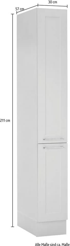 Vorratsschrank BASIC by Balculina Marsi Grün mit Soft-Close - Bild 2
