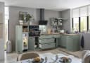 BASIC by Balculina Winkelküche Marsi Grün Soft-Close Bild 5