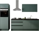 BASIC by Balculina Küchenzeile Isis Grün mit Induktionskochfeld Bild 3