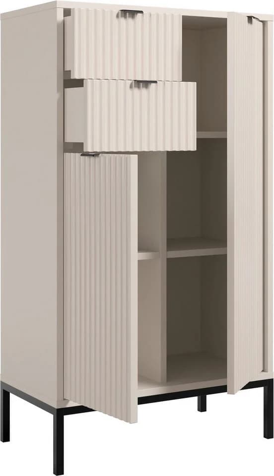 Midischrank BASIC BY BALCULINA Lucera Midischrank, Badezimmerschrank, Kaschmirfarben - Bild 4