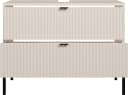 BASIC by Balculina Waschbeckenunterschrank Lucera 80cm Breite Metallgriffe Bild 3