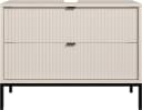 BASIC by Balculina Waschbeckenunterschrank Lucera 80cm Breite Metallgriffe Bild 4