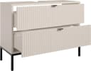 BASIC by Balculina Waschbeckenunterschrank Lucera 80cm Breite Metallgriffe Bild 5