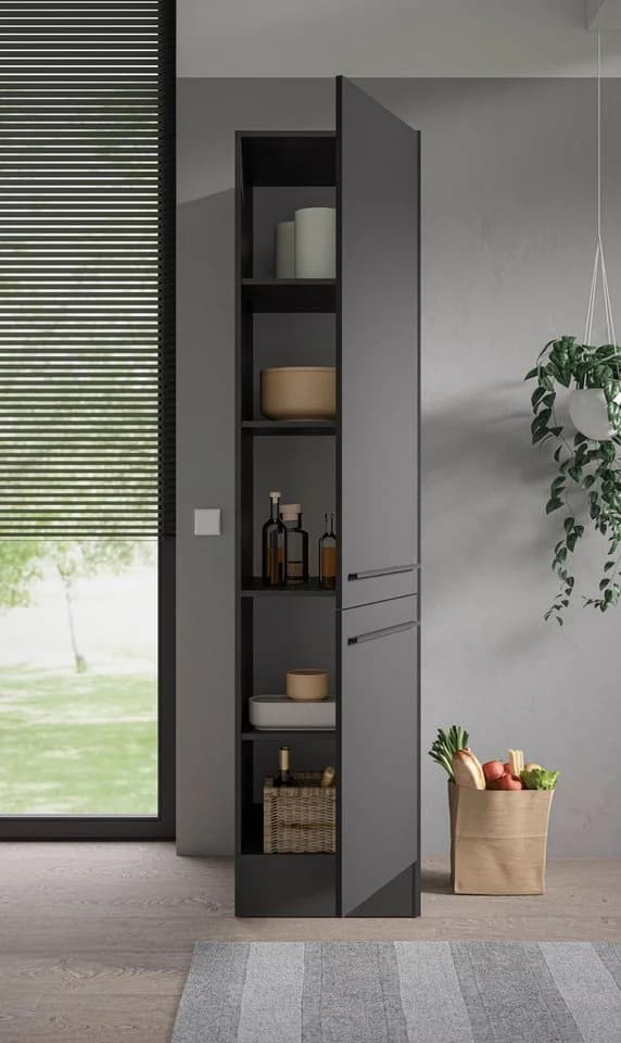 Vorratsschrank BASIC BY BALCULINA Jazz schwarz matt - Bild 3